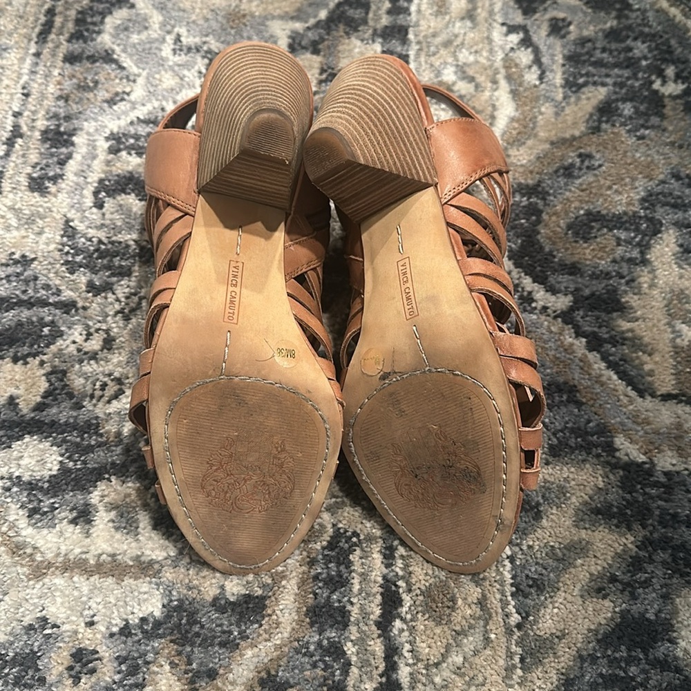 Women's Brown Gladiator Sandals - Picture 4 of 4